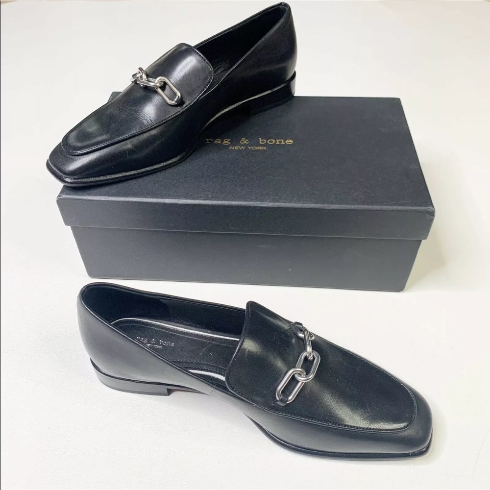 Rag And Bone Aslen Loafer Black Leather